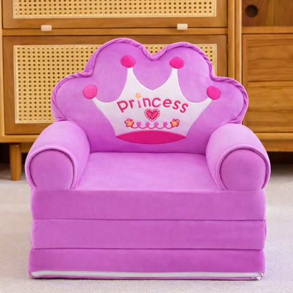 Sofa Come Bed 3 Layer (Purple Princess)