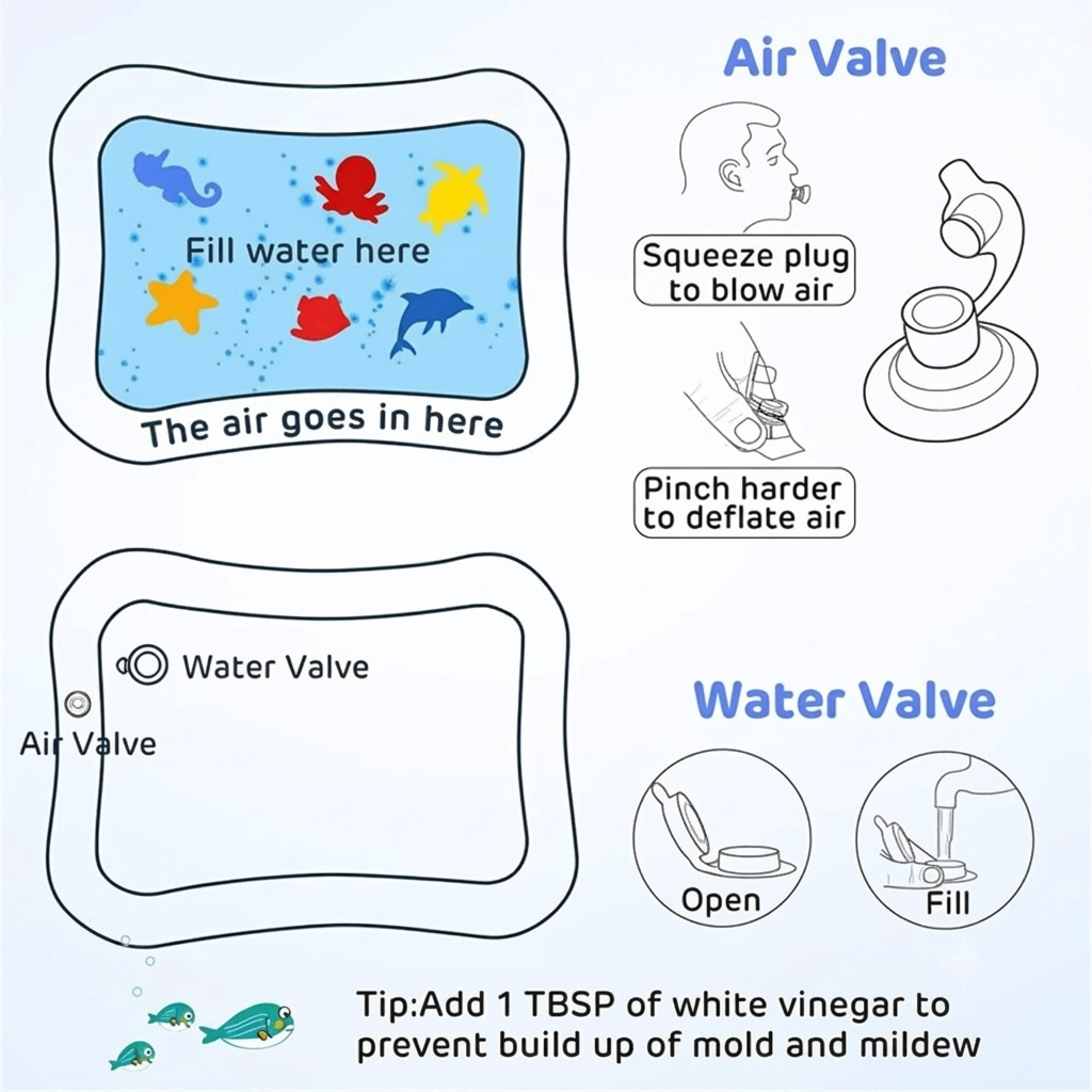 Inflatable Tummy Mat