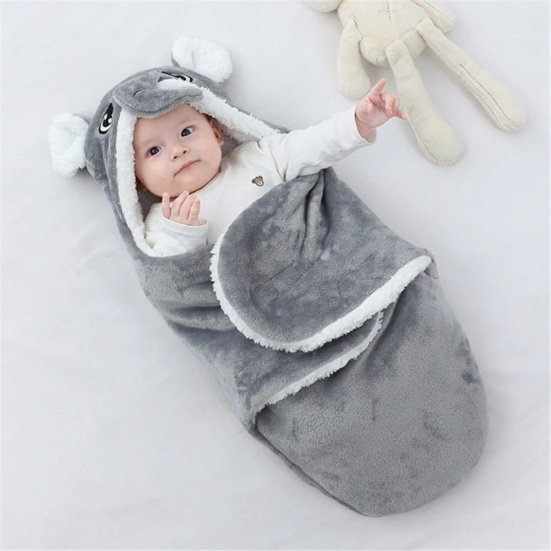 Baby Plush Swaddle - (3-9 Months) (Elephant)