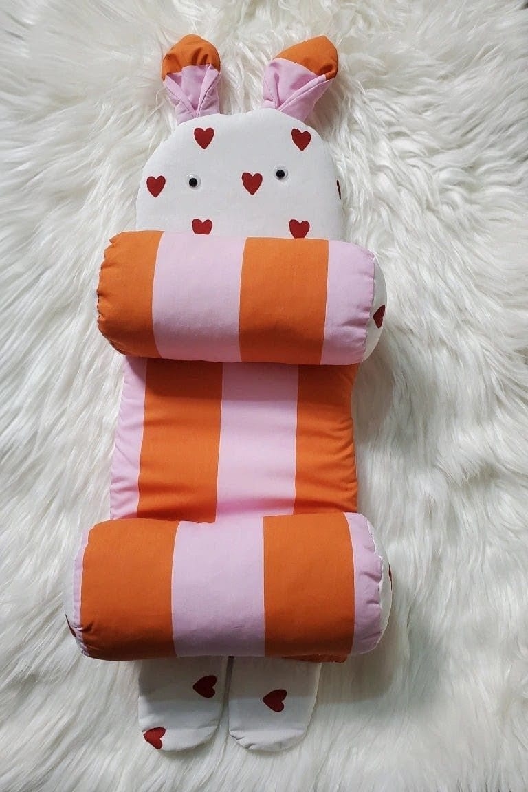Head Support Pillow (White Heart)