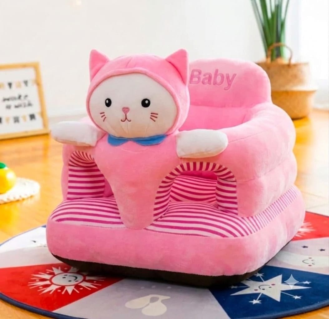 Baby Floor Seat (Pink Kitty)