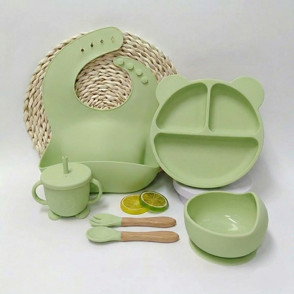 Silicone Utensils Combo (Green)