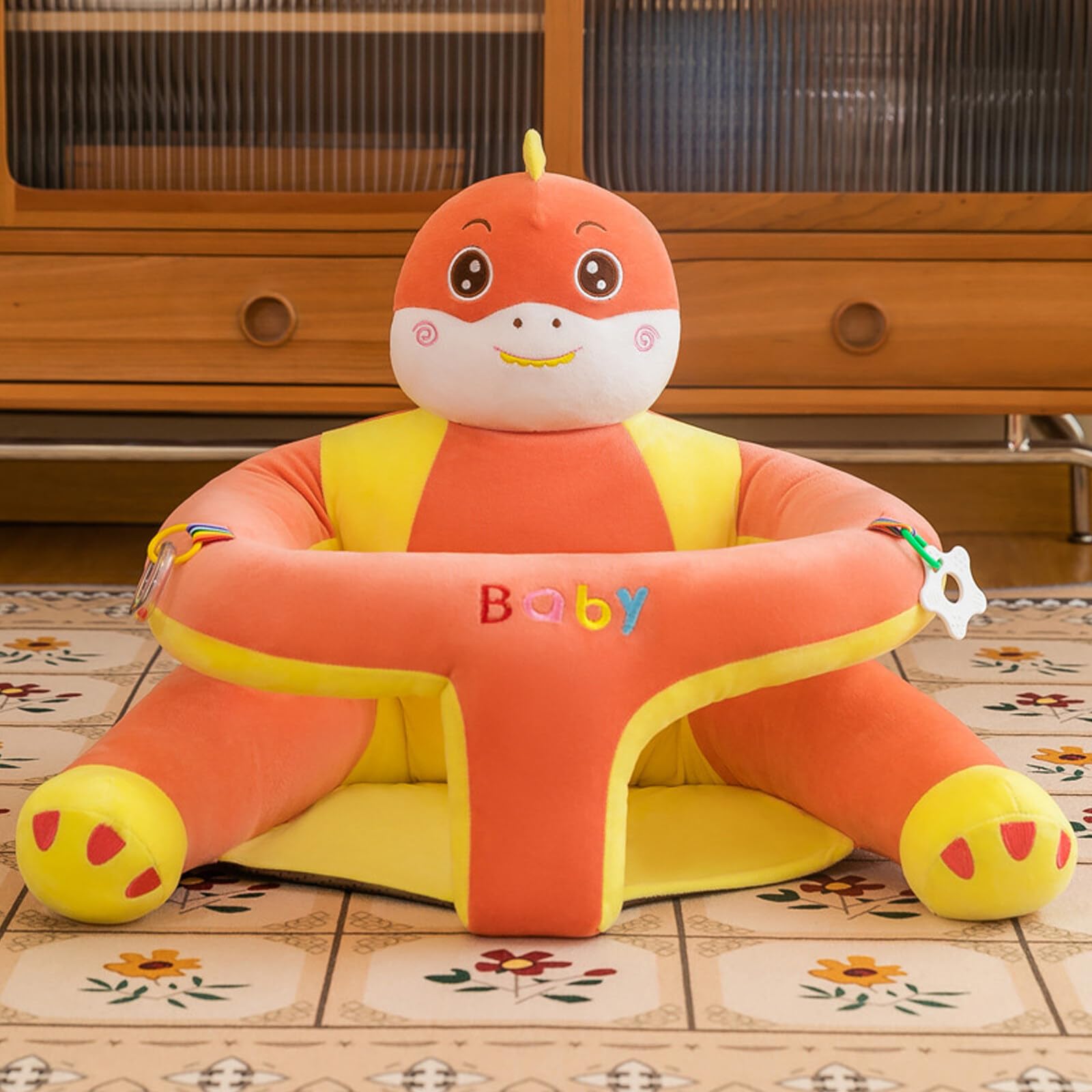 Baby Sofa Seat (Red Dinasour)