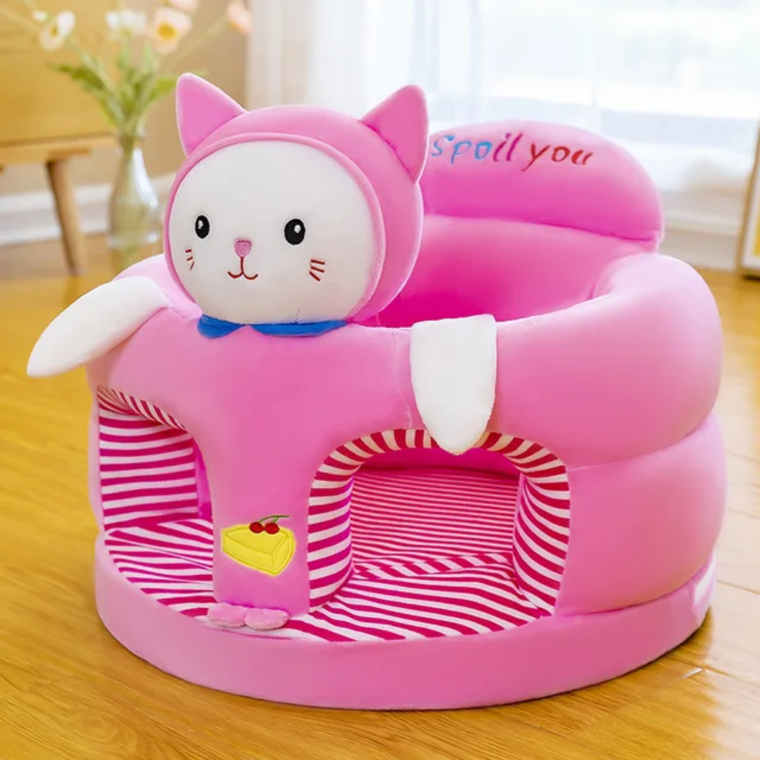 Baby Plush Seat (Pink Kitty)